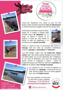 Flyer Pink Dragon Ladies Nantes