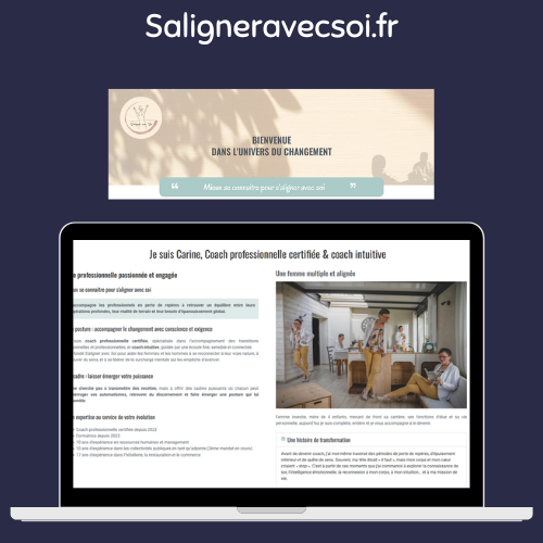 Création de site internet - S'aligner avec soi